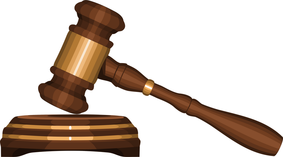 Wooden Gavel Illustration 